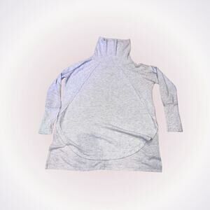 Sweet Romeo grey turtleneck ribbed top | Sz M